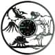 Dinozaury Dinozaur Zegar Ścienny Płyta Winylowa Nowoczesny Dekoracyjny Na Prezent Urodziny W3580R