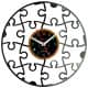 Puzzle Zegar Ścienny Płyta Winylowa Nowoczesny Dekoracyjny Na Prezent Urodziny W3585R