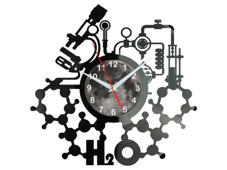 Zegar Chemika Nauka Chemia Zegar Ścienny