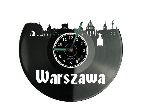 Warszawa Miasto Polska Zegar Ścienny