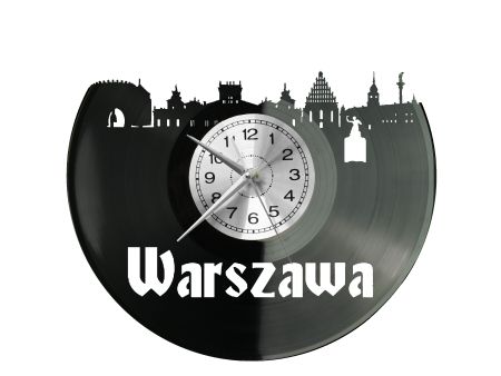 Warszawa Miasto Polska Zegar Ścienny