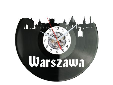 Warszawa Miasto Polska Zegar Ścienny