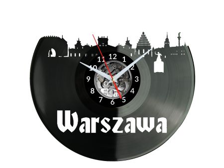 Warszawa Miasto Polska Zegar Ścienny