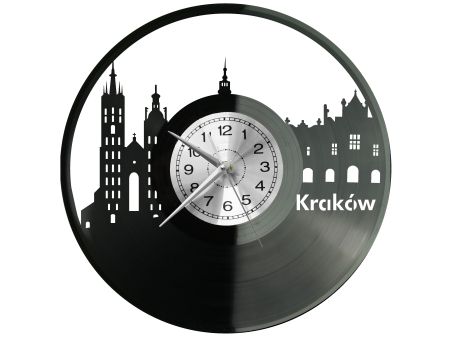 Kraków Miasto Polska Zegar Ścienny 