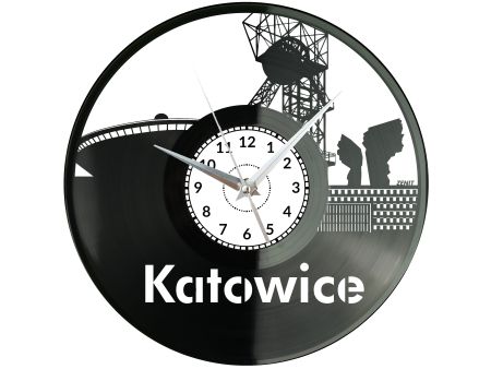 Katowice Miasto Polska Zegar Ścienny