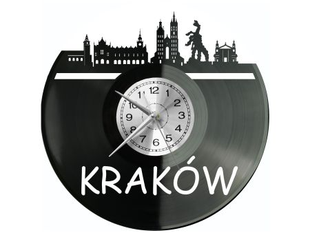 Kraków Miasto Polska Zegar Ścienny evevo evevo.pl