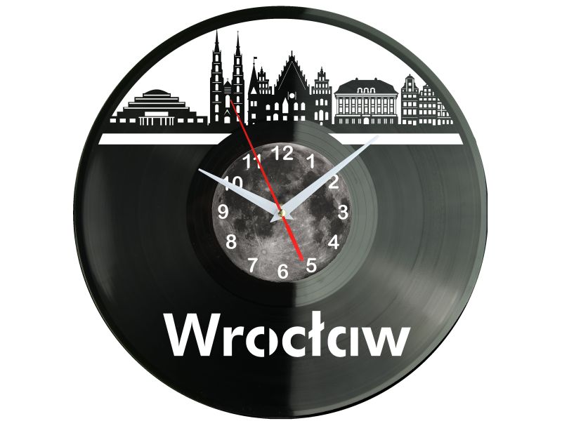 Wrocław Miasto Polska Zegar Ścienny evevo evevo.pl