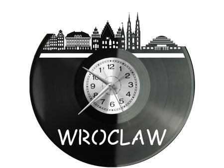 Wrocław Miasto Polska Zegar Ścienny evevo evevo.pl