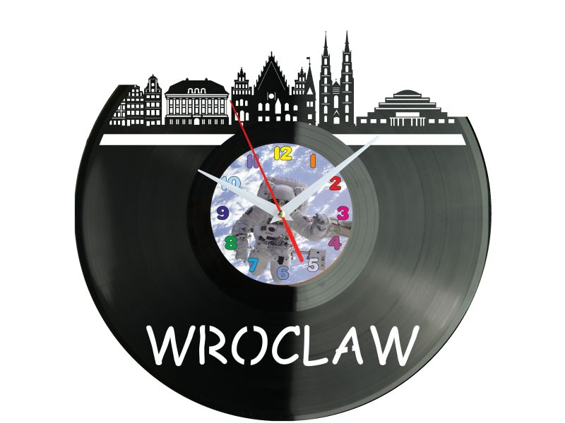 Wrocław Miasto Polska Zegar Ścienny evevo evevo.pl