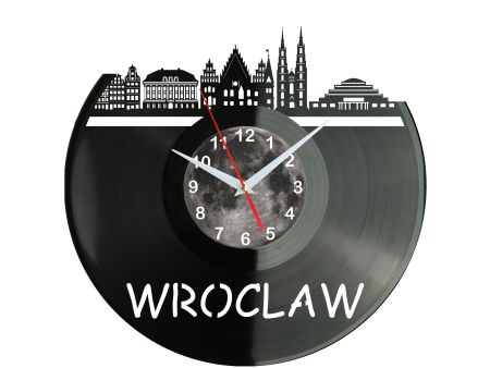 Wrocław Miasto Polska Zegar Ścienny evevo evevo.pl