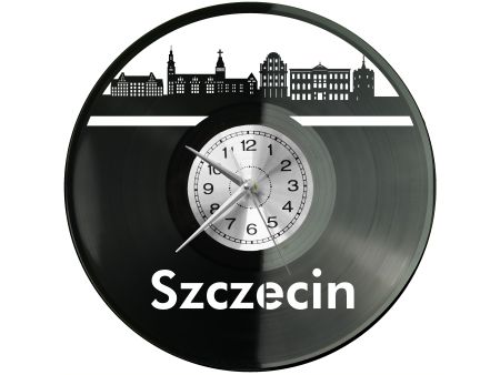 Szczecin Miasto Polska Zegar Ścienny