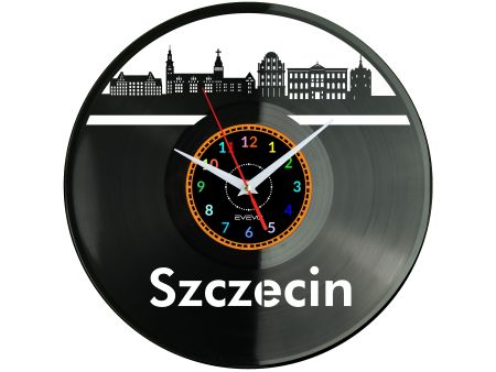 Szczecin Miasto Polska Zegar Ścienny