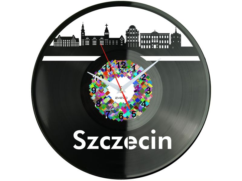 Szczecin Miasto Polska Zegar Ścienny