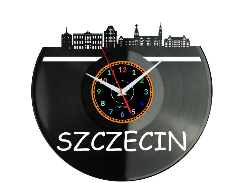 Szczecin Miasto Polska Zegar Ścienny