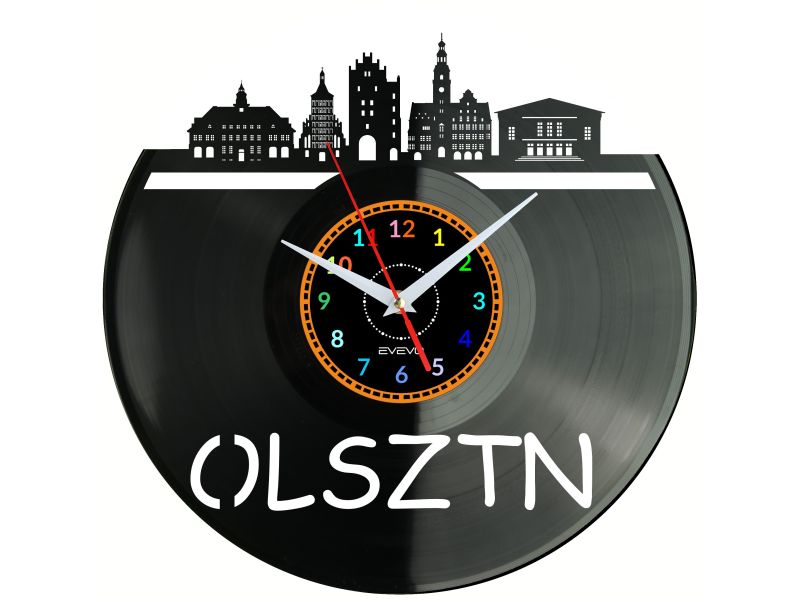 Olsztyn Miasto Polska Zegar Ścienny