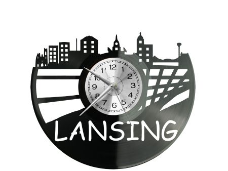 LANSING Miasto Stany Zjednoczone USA Zegar Ścienny