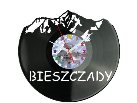 Bieszczady Góry Polska Zegar Ścienny