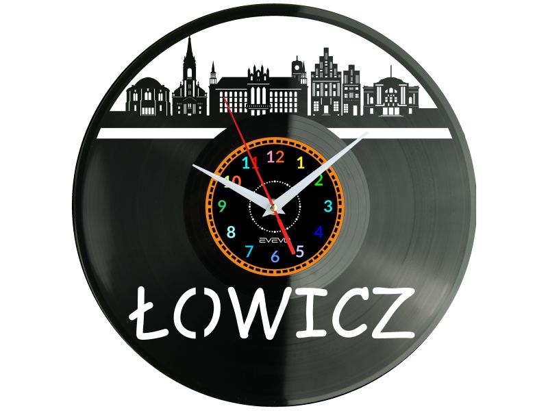 Łowicz Miasto Polska Zegar Ścienny