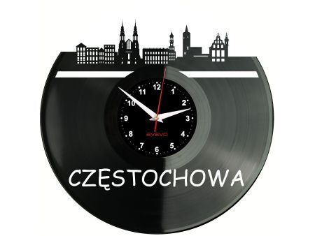 Częstochowa Miasto Polska Zegar Ścienny