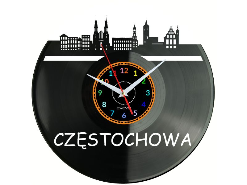 Częstochowa Miasto Polska Zegar Ścienny