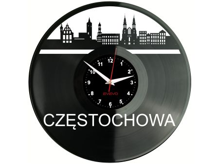 Częstochowa Miasto Polska Zegar Ścienny