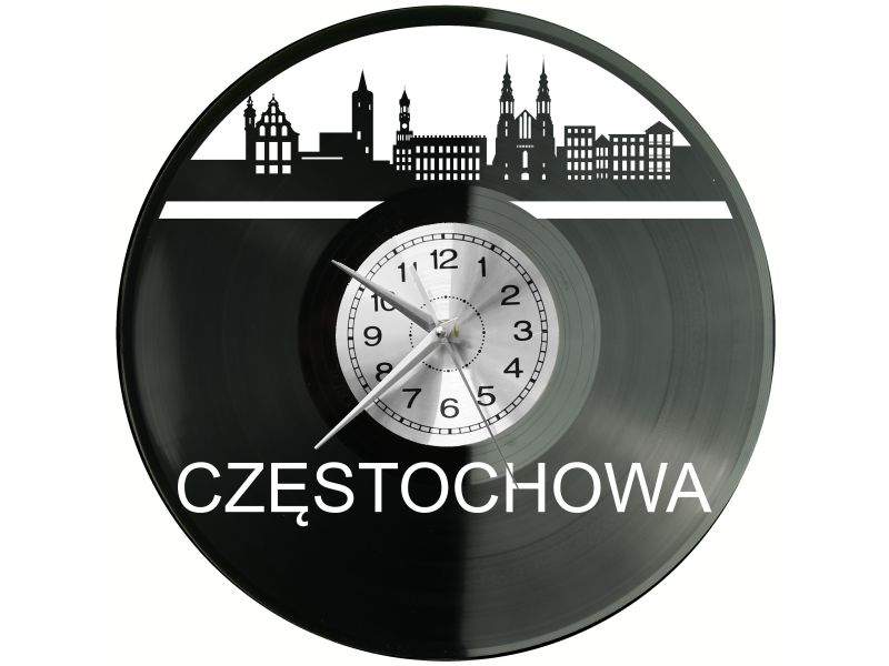 Częstochowa Miasto Polska Zegar Ścienny