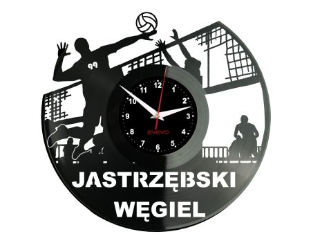 Jastrzębski Węgiel PlusLiga Siatkówka Klubowa Zegar Ścienny