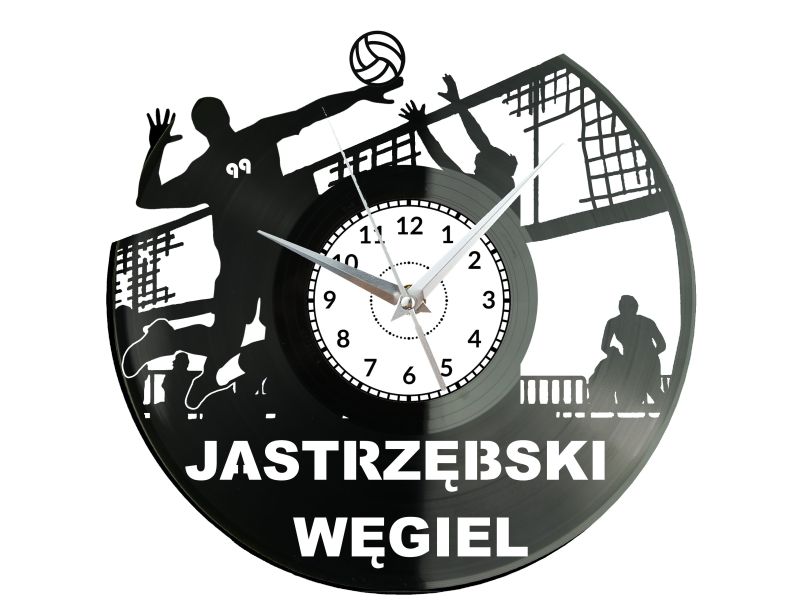 Jastrzębski Węgiel PlusLiga Siatkówka Klubowa Zegar Ścienny