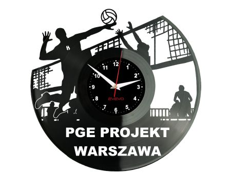 Projekt Warszawa PlusLiga Siatkówka Klubowa Zegar Ścienny