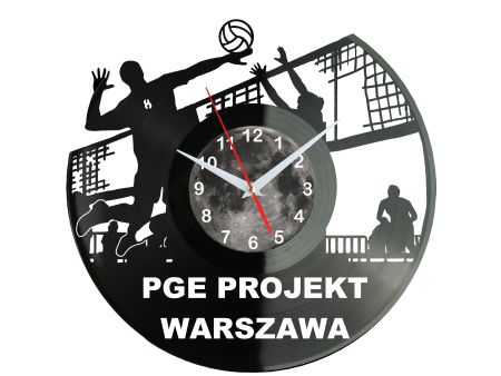 Projekt Warszawa PlusLiga Siatkówka Klubowa Zegar Ścienny