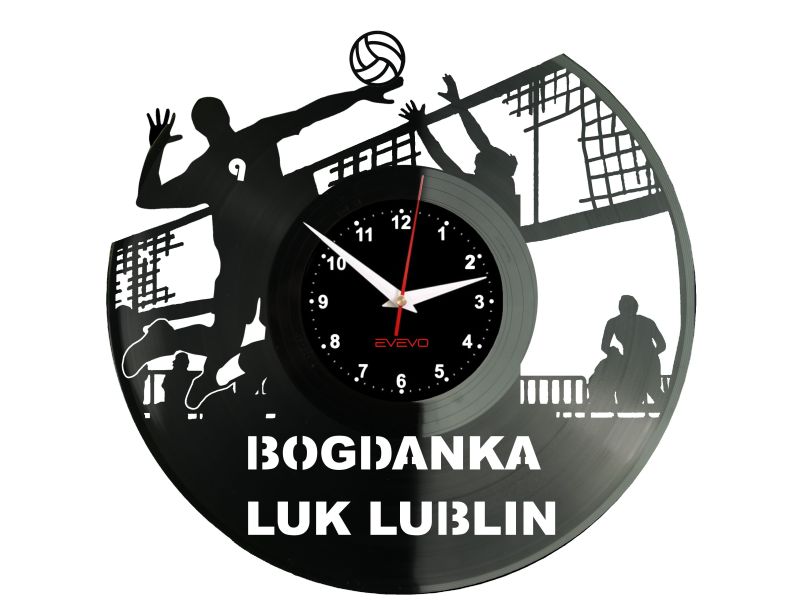 BOGDANKA LUK Lublin PlusLiga Siatkówka Zegar Ścienny