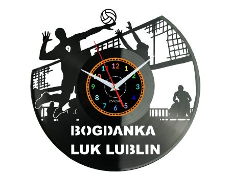 BOGDANKA LUK Lublin PlusLiga Siatkówka Zegar Ścienny