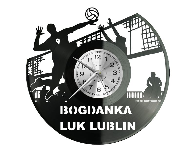 BOGDANKA LUK Lublin PlusLiga Siatkówka Zegar Ścienny