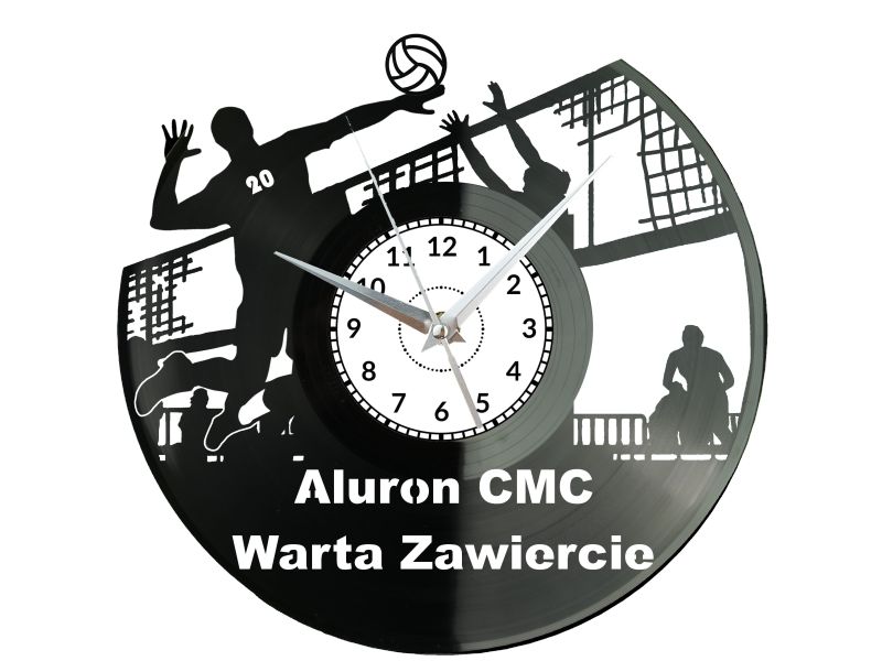 Aluron CMC Warta Zawiercie PlusLiga Siatkówka Zegar Ścienny