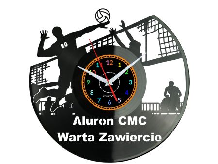 Aluron CMC Warta Zawiercie PlusLiga Siatkówka Zegar Ścienny