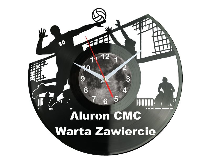 Aluron CMC Warta Zawiercie PlusLiga Siatkówka Zegar Ścienny