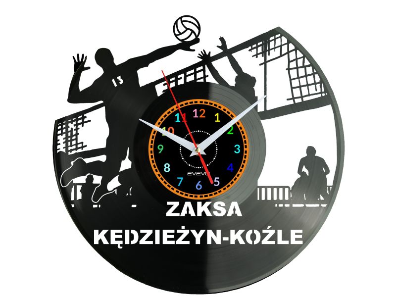 ZAKSA Kędzierzyn-Koźle PlusLiga Siatkówka Zegar Ścienny 