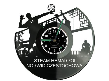 Steam Hemarpol Norwid Częstochowa PlusLiga Zegar Ścienny