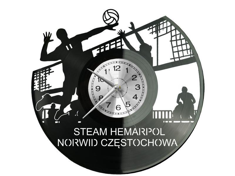 Steam Hemarpol Norwid Częstochowa PlusLiga Zegar Ścienny