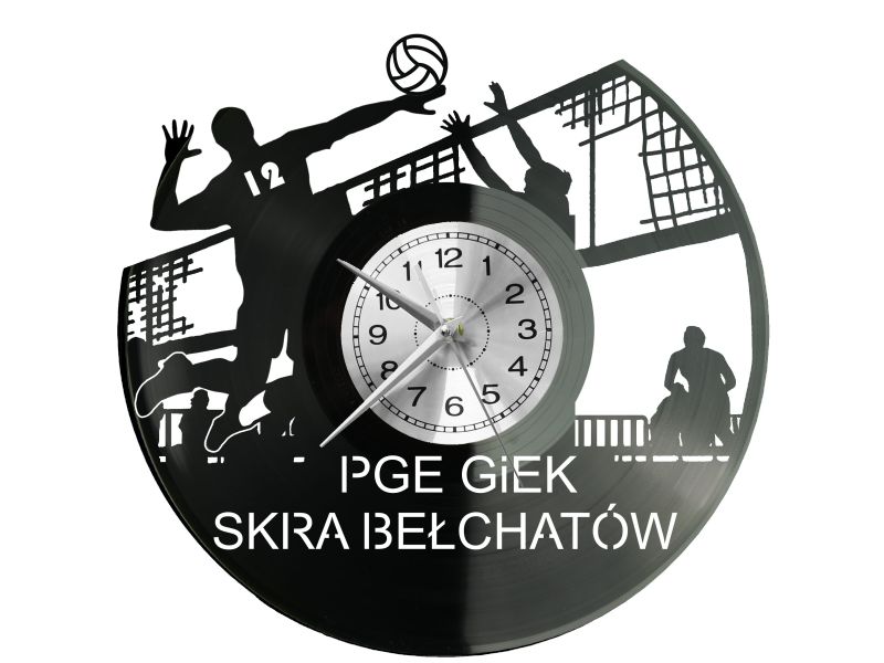 PGE GiEK SKRA Bełchatów PlusLiga Zegar Ścienny