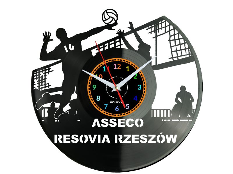 Asseco Resovia Rzeszów PlusLiga Zegar Ścienny