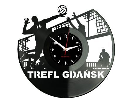 Trefl Gdańsk PlusLiga Zegar Ścienny