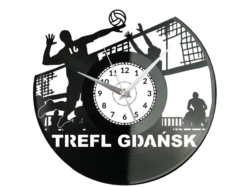 Trefl Gdańsk PlusLiga Zegar Ścienny