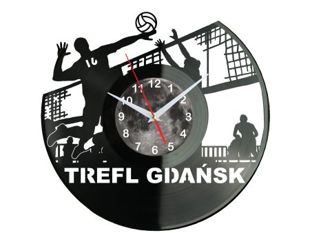 Trefl Gdańsk PlusLiga Zegar Ścienny