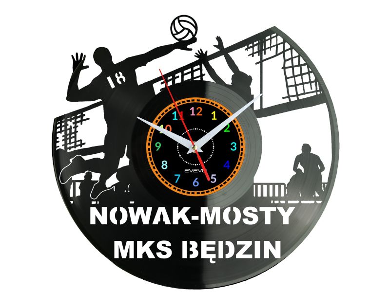 Nowak-Mosty MKS Będzin PlusLiga Zegar Ścienny