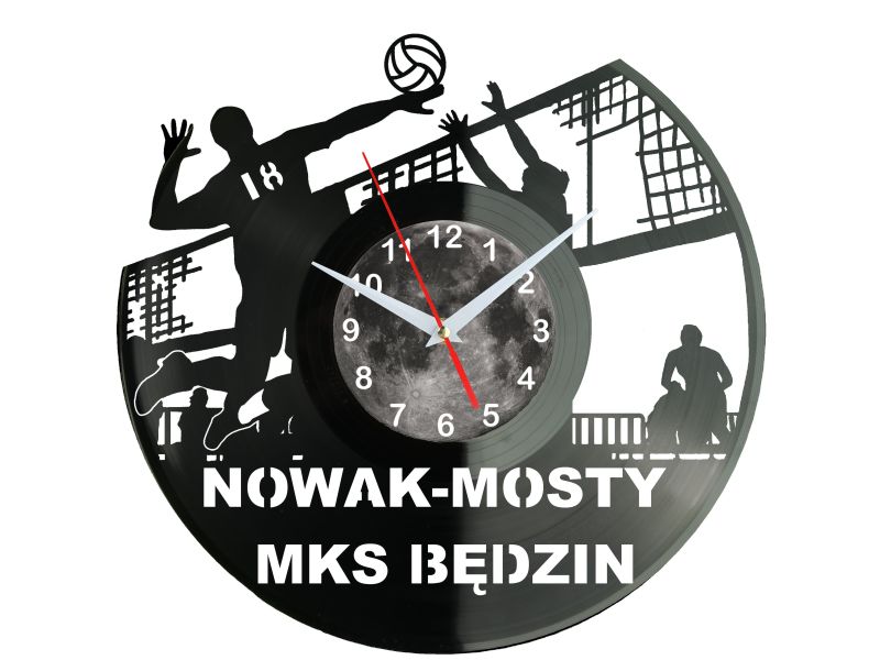 Nowak-Mosty MKS Będzin PlusLiga Zegar Ścienny