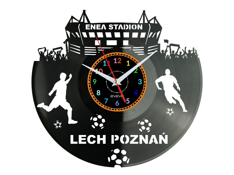 Lech Poznań Ekstraklasa Piłkarska Polska Zegar Ścienny