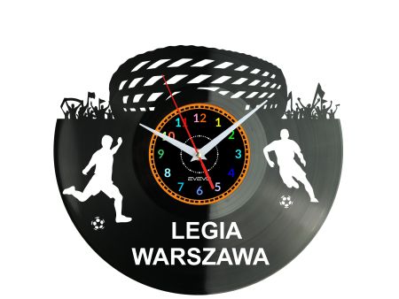 Legia Warszawa Zegar Ścienny