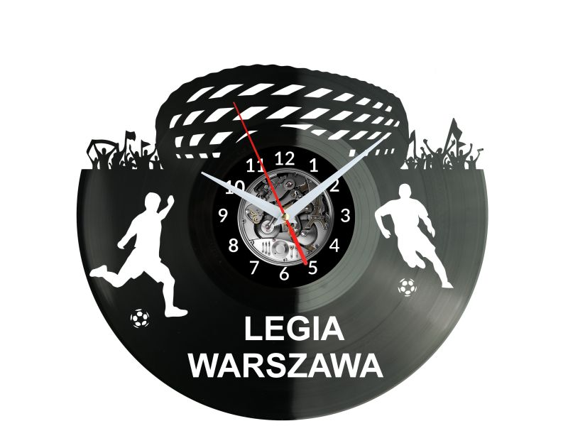 Legia Warszawa Zegar Ścienny