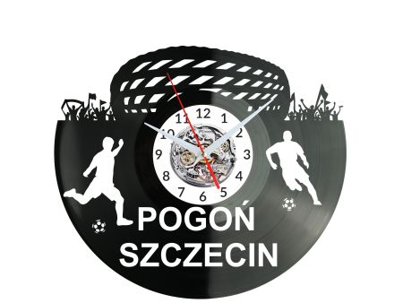 Pogoń Szczecin Zegar Ścienny Płyta Winylowa Nowoczesny Dekoracyjny Na Prezent Urodziny X0233 evevo.pl